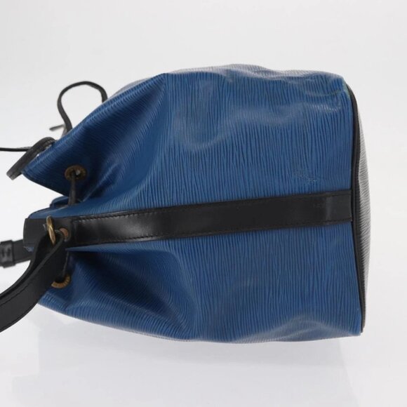 LOUIS VUITTON Epi Petit Noe Bag Bicolor Black Blue - Picture 4 of 16